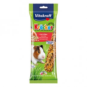 Vitakraft Guinea Pig Kracker Fruit Flakes Sticks 2 Pack